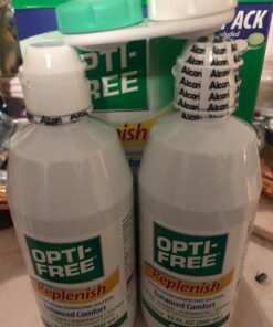 Opti-Free Replenish Multi-Purpose Disinfecting Solution with Lens Case, Twin Pack, 10-Fluid Ounces Each - 2 Count(Pack of 1) 34 71v4YWRk8JL