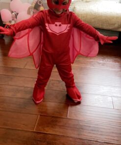 PJ Masks Owlette Deluxe Toddler Costume Medium (3T-4T) Red 43 71v4lahOIvL