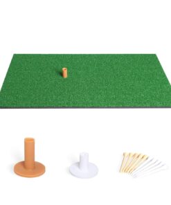 TRUEDAYS Golf Mat - Artificial Turf Golf Mat with Non-Slip Foam - 12“ x 24“ Golf Hitting Mat for Indoor and Outdoor Practice (Includes Rubber Tee Holder and Tees) 12"x24" 25 71v5PIYAoQL