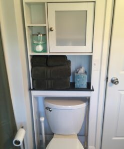 Sauder Caraway Etagere/Pantry cabinets, L: 23.31" x W: 7.44" x H: 68.07", Soft White finish 41 71v5yrrNmTL