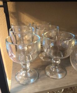 Chefcaptain Schooner Beer Glass - 21.5 Oz Extra Large Goblet Crystal Style ZERO LEAD Shrimp Cocktail, Coronaritas, Margaritas 4 PACK Classic 21.5 OZ 43 71v61OURbL