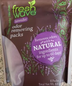 Fresh Wave Lavender Odor Eliminating & Deodorizing Packs | Bag of 6 & Fresh Pod Case | Safer Odor Relief for Small Spaces | Natural Plant-Based Odor Eliminator | Odor Absorbers for Home 27 71v6U3TSBQL