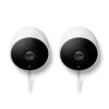 Google Nest Cam Outdoor 2-Pack - 1st Generation - Weatherproof Outdoor Camera - Surveillance Camera with Night Vision - Control with Your Phone 58 71v6d29bJFL
