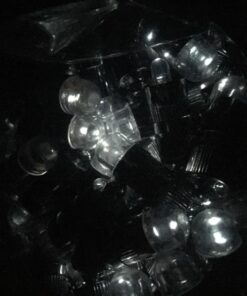 HOSL Mini Led Balloon Lights 60PCS Small Lantern Lights for Balloons, Paper Lanterns, Craft, Halloween, Wedding, Party Decorations String Lights Battery Operated (White, Non-Blinking) White, Non-Blinking 31 71v6qx0MzIL