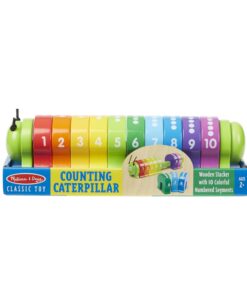 Melissa & Doug Counting Caterpillar - Classic Wooden Toy With 10 Colorful Numbered Segments 20 71v7ipnuYiL