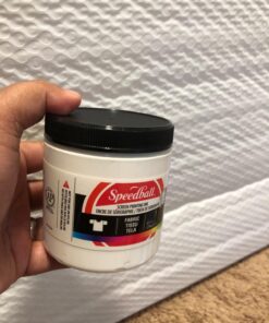 Speedball Fabric Screen Printing Ink, 8-Ounce, Black for T-Shirt and Silkscreen Printmaking 44 71v966kifeL