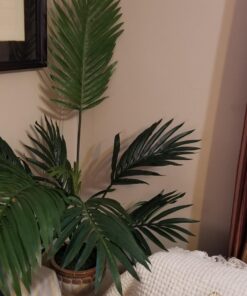 Nearly Natural 5295 4ft. Kentia Palm Silk Tree,Green 37 71v9Ma09izL