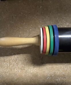 Regency Wraps Evendough Bands, Rolling Pin Rings for Rolling Dough to Precise Thickness for Pizza, Pies, Pastries, Pasta, Set of 4 sizes, Pack of 1 23 71v9yNSebxL