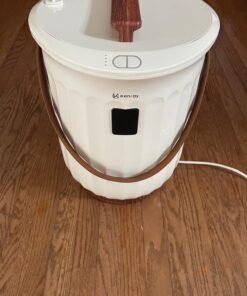 Keenray Towel Warmer Bucket, Luxury Hot Towel Warmer with LED Display, Child Safety Lock, Heat Timer 15/30/45/60 Min Adjustable, for Hot Tub, Bathroom, Spa, Brown, CL27 34 71vAr2b6MtL