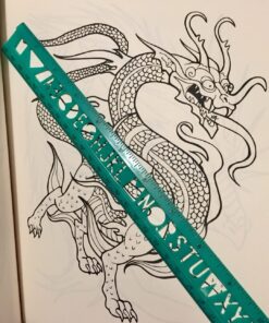 The Book of 100 Dragons: A Fantasy-themed coloring book 40 71vBkBvsyJL