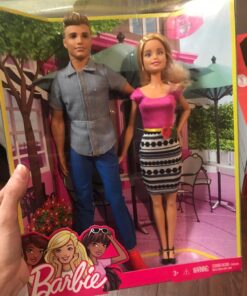 Barbie Dolls, Barbie and Ken Doll 2-Pack Featuring Blonde Hair and Bright Colorful Clothes, Kids Toys (Amazon Exclusive) 24 71vBn0iHj6L