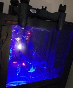 Kantek Mobile CPU Stand with Adjustable Width and Locking Casters, 16-Inch Wide x 7-Inch Deep x 4.8-Inch High (CS200B),Black 37 71vCvatzBEL