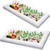 Inflatable Serving Bar and Buffet with Drain Plug - 52"L x 25" W x 5.5" Deep (2-Pack) 55 71vEUNeWc2L