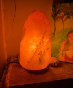 CRYSTAL DECOR 2 Natural Himalayan Pink Salt Lamp w/Bulb & Cord ~7 in 43 71vFUicIbjL