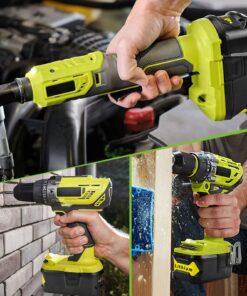 Powilling 2Pack 6.0Ah 18V Replacement Battery for Ryobi 18V Lithium Battery P102 P103 P105 P107 P108 P109 Ryobi ONE+ Cordless Tool 21 71vH5vjSotL