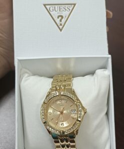 GUESS Bracelet Watch with Date Feature Gold Tone/Champagne/Gold Tone 32 71vHZYubVgL