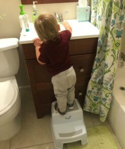 Alternative view of Dual Height 2 Step Stool for Toddlers and Kids (Mom's Choice Award Winner) (1-Pack, Beige) 1-PACK