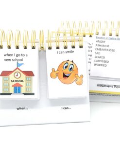 Thought-Spot: MAD Skillz: Thoughts & Emotions Sentence Completion Card Game for Taking Control of Feelings/Emotions & Making Positive Choices; Autism; ADHD; Teaches Mindfulness; Hardcover & Laminated 15 71vIJ0p7iFL