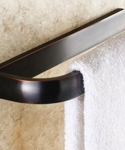 ELLO&ALLO Oil Rubbed Bronze Towel Bars for Bathroom Accessories Wall Mounted Towel Holder, Rust Protection 12.4"x4.2"x2.1" 22 71vIXOgytcL