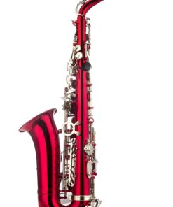 Glory Red/Silver keys E Flat Alto Saxophone with 11reeds,8 Pads cushions,case,carekit 19 71vIxyaKZHL