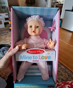 Melissa & Doug Mine to Love Jenna 12" Soft Body Baby Doll With Romper, Hat - Washable Doll Accessories, First For Toddlers 18 Months And Up 38 71vJWJQgEL