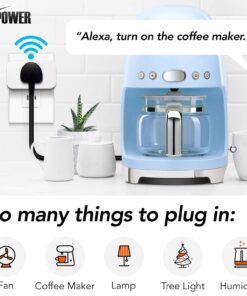 iPower 7 Day Heavy Duty Digital Programmable Electric Timer, Indoor Dual Outlet Switch for Lights, Appliance, Pool Pump, 125VAC, 15A, 60 Hz, 1725W, 2-Pack, white 2 pack 11 71vKXM0ki1L