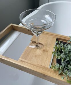 ROYAL CRAFT WOOD Luxury Bathtub Caddy Tray, One or Two Person Bath and Bed Tray, Bonus Free Soap Holder (Natural Bamboo Color) (Natural) Natural (Classic) 38 71vMvwNgcfL