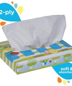 Kleenex® Professional Facial Tissue for Business (21195), Flat Tissue Boxes, 64 Junior Boxes / Case, 48 Tissues / Box, 3,072 Tissues / Case 21 71vND6nbIS