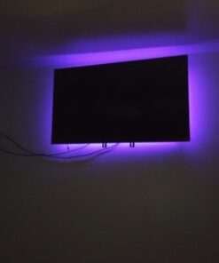 HAMLITE TV LED Backlight, 8.2Ft Led Light for TV 32-60 Inch Monitor Backlight, HDTV Wall Mount Stand Work Space Gaming Room Decor, LED Bias Ambient Mood Lighting Kit for 32-60inch 60 71vNeWT1kL