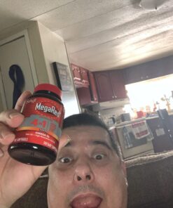 Megared Omega 3 Fish Oil & Antarctic Krill Oil Softgels for Brain, Heart, Joints & Eye Support, (80 Count Bottle), Concentrated Omega 3 Fatty Acid Supplement with EPA, DHA, Phospholipids 500mg 80ct 60 71vOURuEoL 3