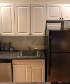 EZ FAUX DECOR Peel & Stick Faux Stainless Steel | Refrigerator Wrap | Cover for Dishwashers & Appliances | Self Adhesive Stainless Contact Vinyl Paper 36 in x 144 in (12ft) 51 71vOiUmkR9L