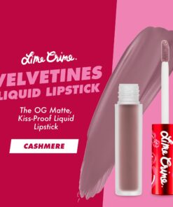 Lime Crime Velvetines Liquid Matte Lipstick, Cashmere - Grey Beige - French Vanilla Scent - Long-Lasting Velvety Matte Lipstick - Won't Bleed or Transfer - Vegan 21 71vPKoGPWLL
