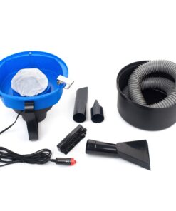 Alternative view of Ideas In Life 12 Volt Wet/Dry Auto Canister Vacuum Perfect for Car, Auto, Truck, Van, or Vehicle. Low Powered 12 Volt Cigarette Lighter Socket. Portable 12V Light Duty Vac Red