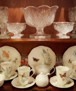 Lenox 865075 Butterfly Meadow 28-Piece Dinnerware Set, White 7 71vRnfy2n4L