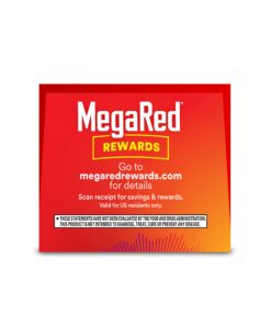 Megared Omega 3 Fish Oil & Antarctic Krill Oil Softgels for Brain, Heart, Joints & Eye Support, (80 Count Bottle), Concentrated Omega 3 Fatty Acid Supplement with EPA, DHA, Phospholipids 500mg 80ct 51 71vT0J9I10L 3