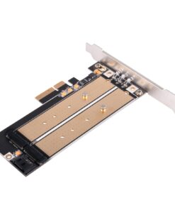 Alternative view of SilverStone Technology M.2 PCIE Adapter for SATA or PCIE NVMe SSD with Advanced Thermal Solution (ECM22)