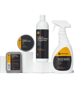 KevianClean Leather Cleaner & Conditioner - Auto Interior Detailing, Furniture, Upholstery, Sofa, Couch, Handbag, Purse, Shoe, Boot, Jacket, Car Seat Care, Protector and Restoration - 8 oz. 8 oz. 16 71vTU8EDVpL