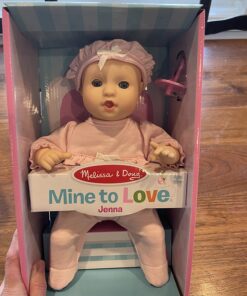Melissa & Doug Mine to Love Jenna 12" Soft Body Baby Doll With Romper, Hat - Washable Doll Accessories, First For Toddlers 18 Months And Up 39 71vTgqKkpVL 1