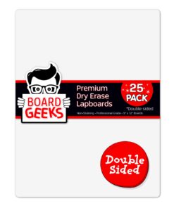 Board Geeks Dry Erase Board 9"x12"- Small 25 Classroom Mini White Boards for Students, Teachers | Double Sided Small White Board Bulk (25 Pk) 25 pack 15 71vUHzJ0cfL