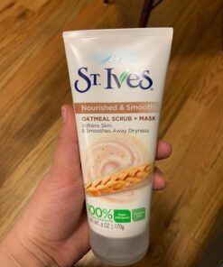 St. Ives Gentle Smoothing Face Scrub and Mask Oatmeal, ONE , 6 oz 6 Ounce (Pack of 1) 46 71vUMuf11 L