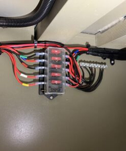 Ninth-City 6 Way Blade Fuse Block Waterproof Fuse Box Holder with Negative Bus ATC/ATO for 12V 24V Boat Marine Yacht Vehicle Auto RV Car Trailer Truck SUV Vehicle 19 71vVAbeloZL