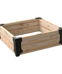 Panacea 89584 Raised Garden Bed Corner Brackets Plant-Container-Accessories, Black 24 71vVHdRvGLL