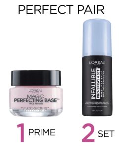 L'Oreal Paris Magic Perfecting Base Face Primer, 0.5 FL (oz) 0.5 Fl Oz (Pack of 1) 26 71vVHkGf9vL