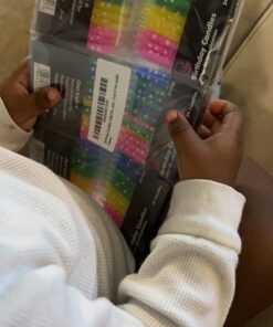 Birthday Candles, Polka Dot Stars, Set of 6 Packs - Total of 144 candles 1 6 71vWGPkKcyL