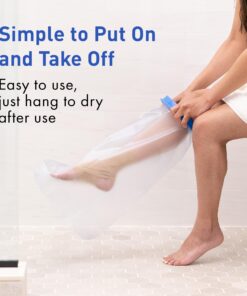 TKWC INC Water Proof Leg Cast Cover for Shower - #5738 - Watertight Foot Protector 25 71vWM A5L