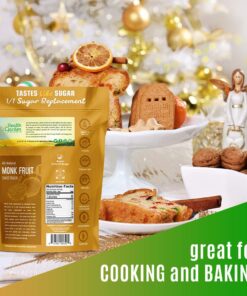 Health Garden Monk Fruit Sweetener, Classic - Non GMO - Gluten Free - Sugar Substitute - Kosher - Keto Friendly (3 lbs) 3 Pound (Pack of 1) 22 71vWgrOVS2L