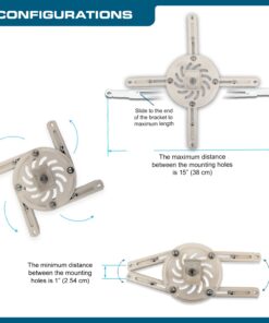 QualGear Qg-PM-002-Wht-S Projector Ceiling Mount Accessory , White 27 71vWjDG2EjL
