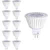 Bioluz LED 10 Pack MR16 LED 50W Halogen Equivalent Dimmable 7w 3000K 12v AC/DC UL Listed 16 71vWqODnwbL