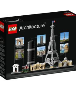 LEGO Architecture Skyline Collection 21044 Paris Skyline Building Kit With Eiffel Tower Model and other Paris City Architecture for build and display (649 Pieces) 26 71vWzP U0cL
