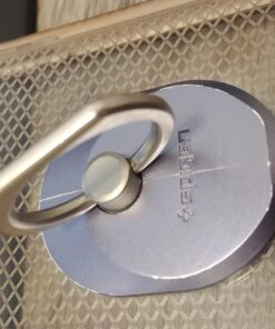 Spigen Style Ring Cell Phone Ring Phone Grip/Stand/Holder for All Phones and Tablets - Black 40 71vXTJa9yjL